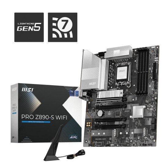 MSI PRO Z890-S WIFI carte mère Intel Z890 LGA 1851 (Socket V1) ATX