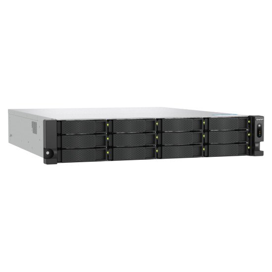 QNAP TS-H1277AXU-RP NAS Rack (2 U) Ethernet/LAN Noir E-2136