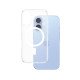 PanzerGlass PG HardCase White MagS iPhone 16 6.1Inch coque de protection pour téléphones portables Housse Transparent