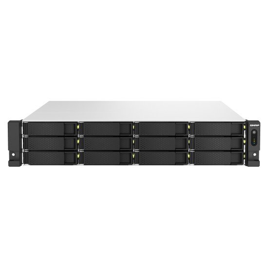 QNAP TS-h1887XU-RP-E2336-32G NAS Rack (2 U) Intel Xeon E E-2336 32 Go DDR4 192 To QuTS hero Noir, Blanc