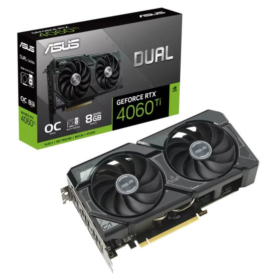 ASUS Dual -RTX4060TI-O8G-SSD NVIDIA GeForce RTX 4060 Ti 8 Go GDDR6