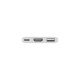 Apple MW5M3ZM/A hub & concentrateur USB Type-C Blanc