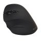 V7 Souris ergonomique verticale 2.4 Ghz pour gaucher MW400L - Noire - Connectivité sans fil - Interface USB