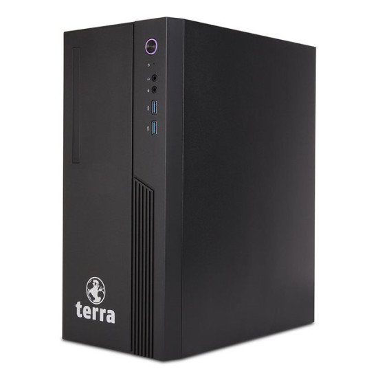 Wortmann AG TERRA EU1009761 PC/poste de travail AMD Ryzen™ 5 5600G 16 Go DDR4-SDRAM 500 Go SSD Windows 11 Pro Micro Tower Noir