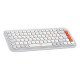 Logitech POP Icon Combo clavier Souris incluse Universel Bluetooth QWERTZ Suisse Orange, Blanc