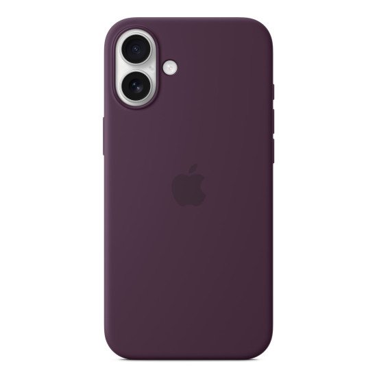 Apple Coque en silicone avec MagSafe pour iPhone 16 Plus - Prune