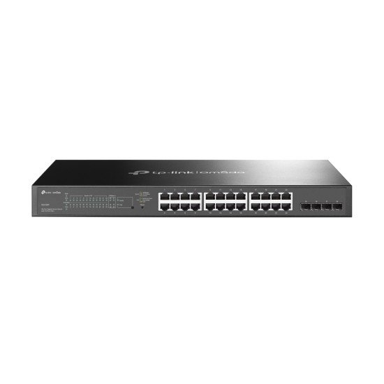 TP-Link Omada TL-SG2428P Géré L2/L2+ Gigabit Ethernet (10/100/1000) Connexion Ethernet POE 1U Noir