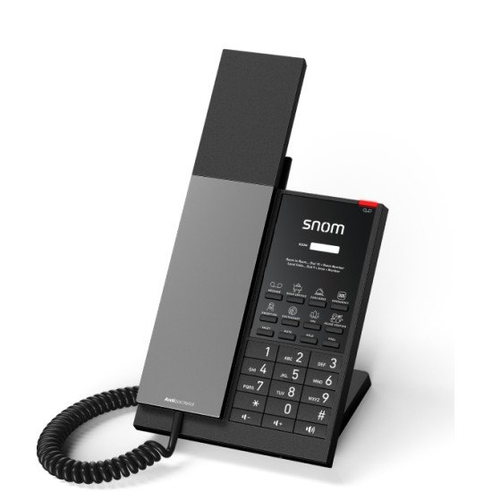 Snom HD350W téléphone fixe Noir Wifi