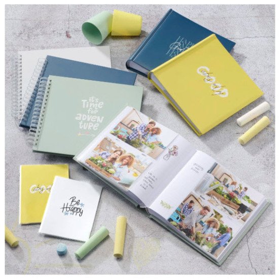 Hama Good Things album photo et protège-page Jaune 200 feuilles 10 x 15 Reliure du livre