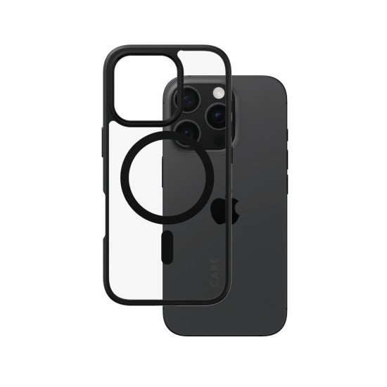 PanzerGlass CARE by PG UrbCom BLK MagS iPhone16P 6.3 coque de protection pour téléphones portables Housse Transparent