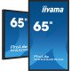 iiyama TF6539AS-B1AG affichage de messages Écran plat de signalisation numérique 163,8 cm (64.5") LED 500 cd/m² 4K Ultra HD Noir Écran tactile Intégré dans le processeur Android 24/7