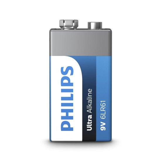 Philips Ultra Alkaline Batterie 6LR61E1B/10