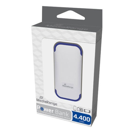 Mediarange chargeur de secours pour smartphone 4400mAh